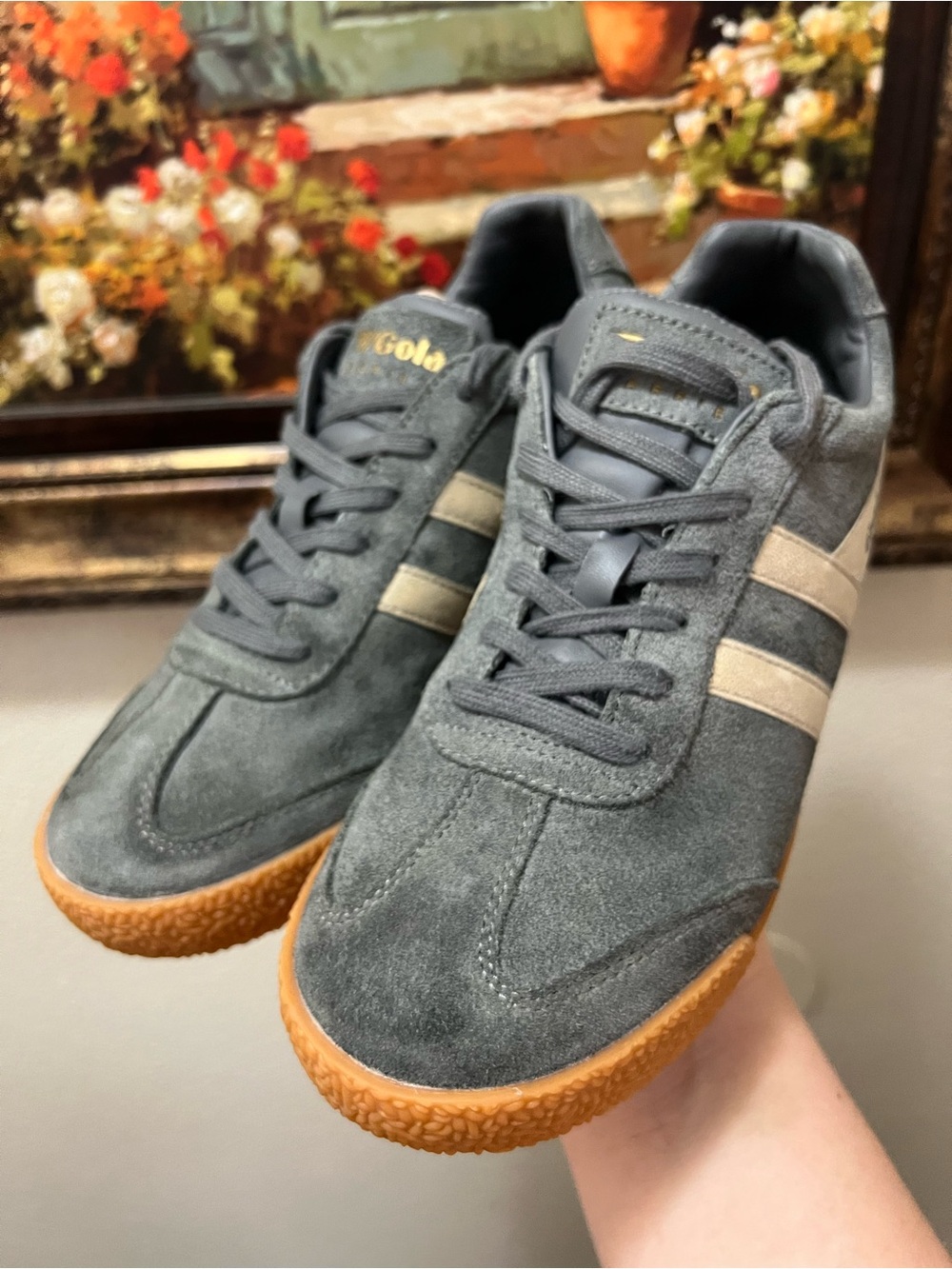 GOLA DAMEN HARRIER MIRROR Grau Gold sneakers - Picture 7 of 16